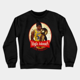 Magic Johnson // Stay positive Vintage Crewneck Sweatshirt